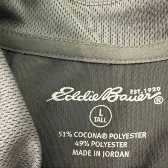 Eddie Bauer Gray Performance Shirt - Picture 2 of 2
